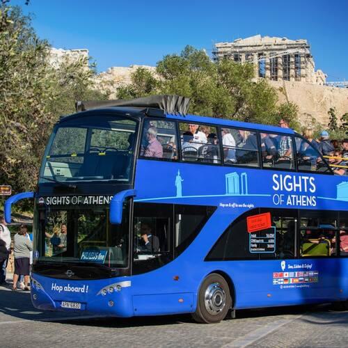 778 - Sights of Athens Visite en bus Hop on Hop off
