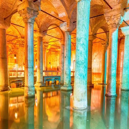 La citerne de la basilique à Istanbul : billet coupe-file