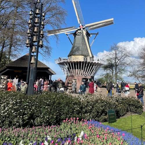 Keukenhof : billet d'entrée avec croisière et navette depuis Amsterdam